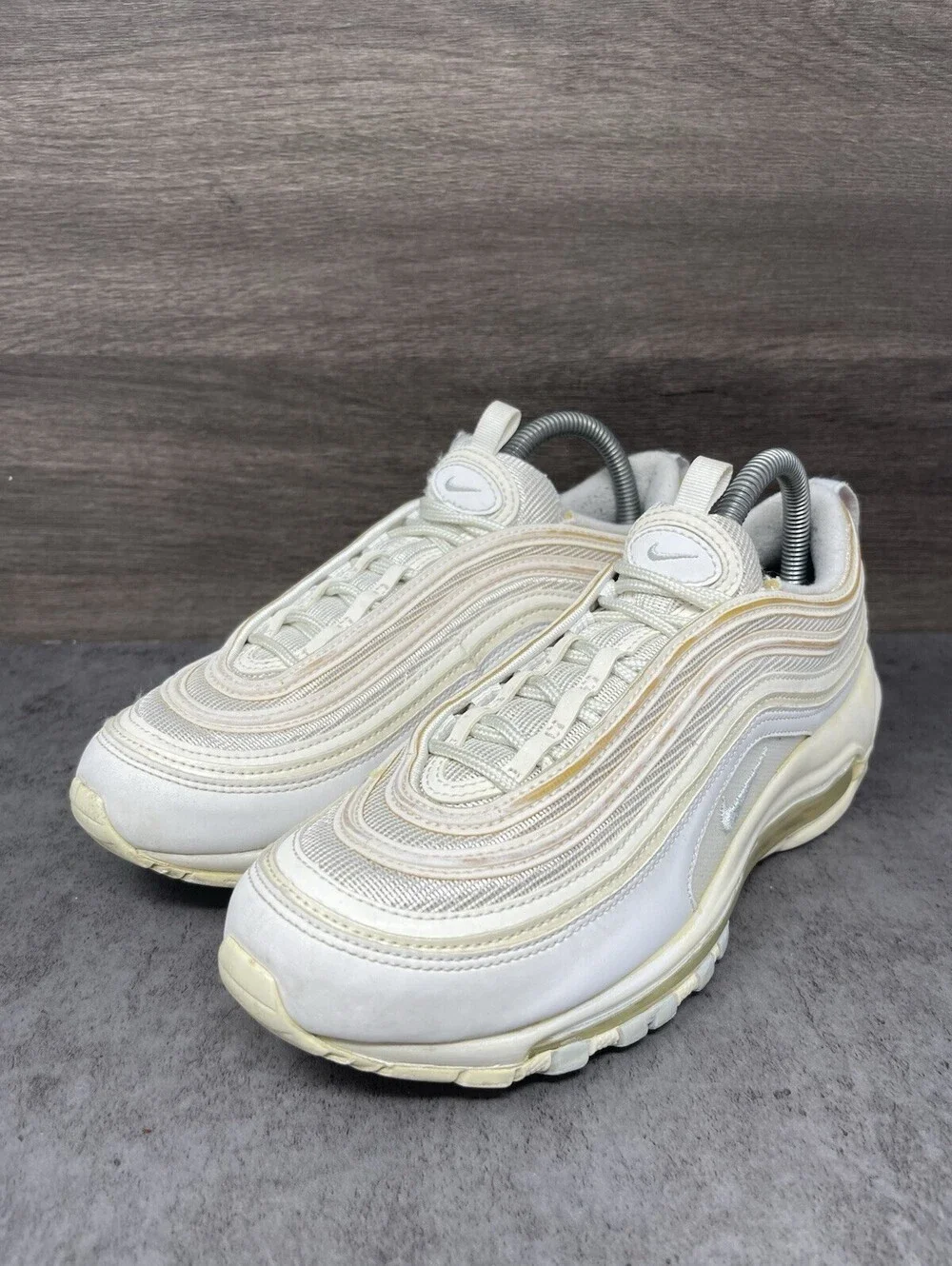 Nike Air Max 97 Pure Platinum White Womens Size 8 Sneakers 921733-100